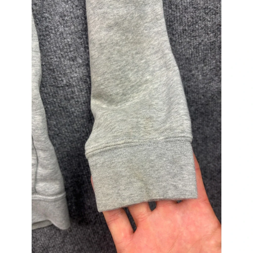 Nike Hoodie Womens XS Gray Pullover Fleece Logo Sweatshirt